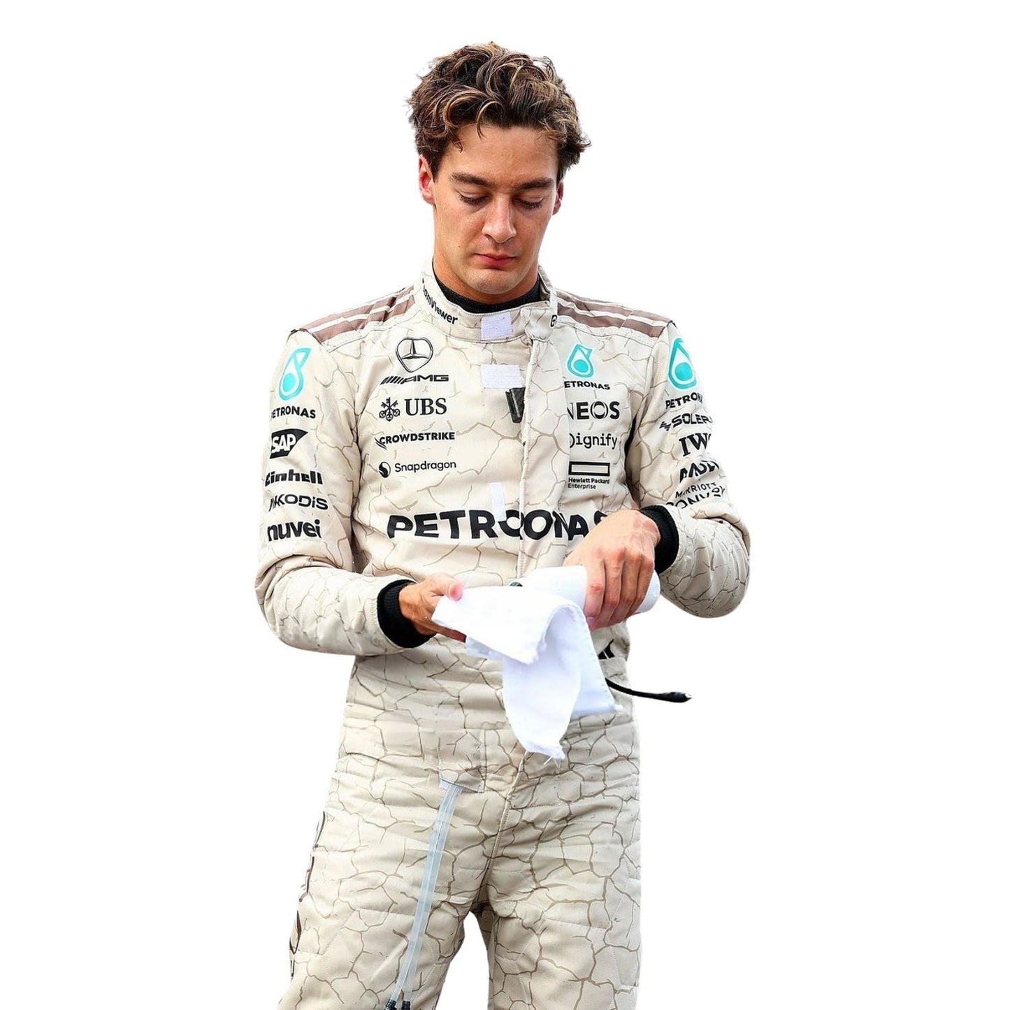 George Russell F1 Race Replica Mercedes USA Austin GP Grand Prix Suit Front View