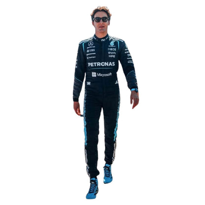 George Russell F1 Race Mercedes Grand Prix Suit Front View