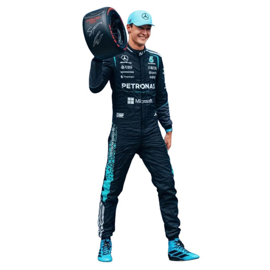 George Russell F1 Race Mercedes Grand Prix Suit Right View