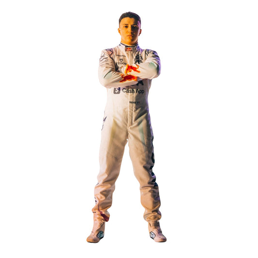 Isack Hadjar F1 Race Replica VCARB Las Vegas Driver Suit Back View