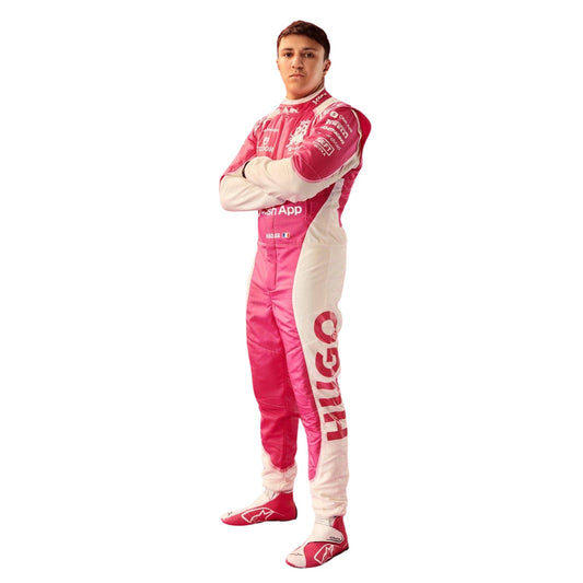 Isack Hadjar F1 Race Replica VCARB Miami GP Grand Prix Suit Left View