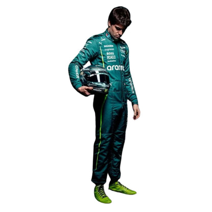 Lance Stroll F1 Race Aston Martin Grand Prix Suit Full View