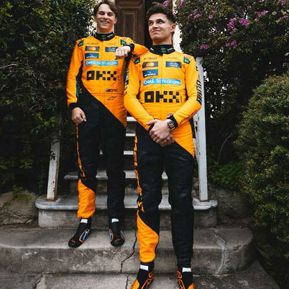 Lando Norris F1 Race Replica McLaren Driver Suit Fit View