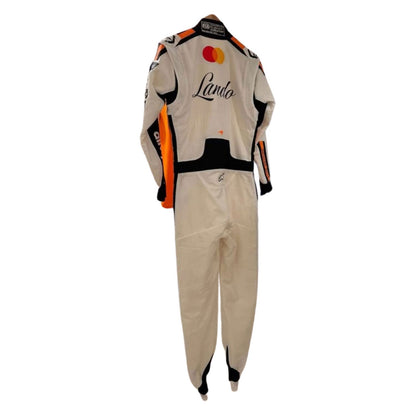 Lando Norris F1 Race McLaren Monaco GP Grand Prix Suit Back View