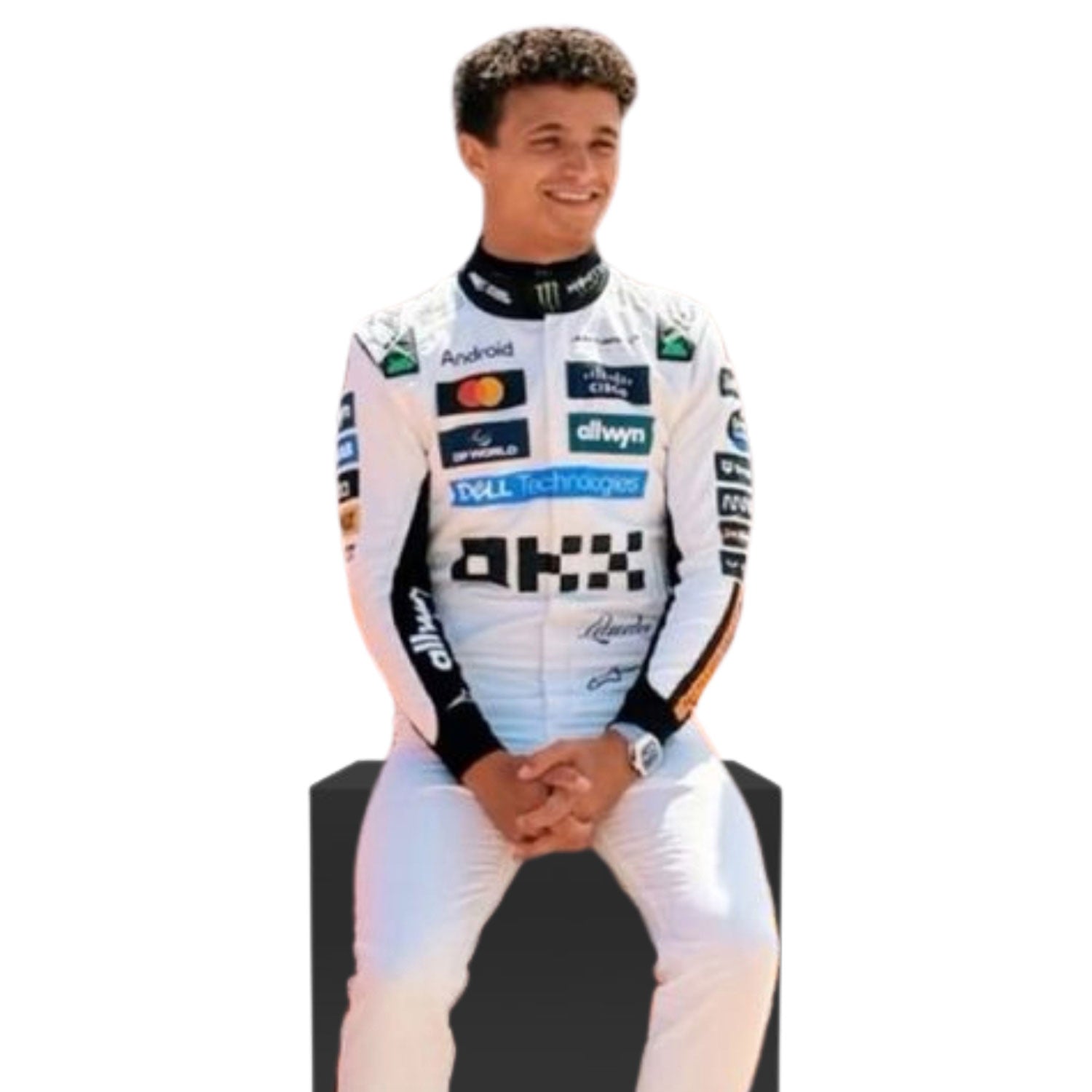 Lando Norris F1 Race McLaren Monaco GP Grand Prix Suit Front View