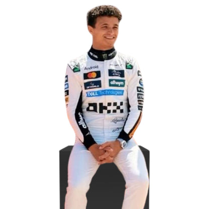 Lando Norris F1 Race McLaren Monaco GP Grand Prix Suit Front View