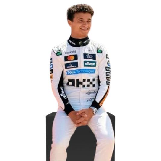 Lando Norris F1 Race McLaren Monaco GP Grand Prix Suit Front View