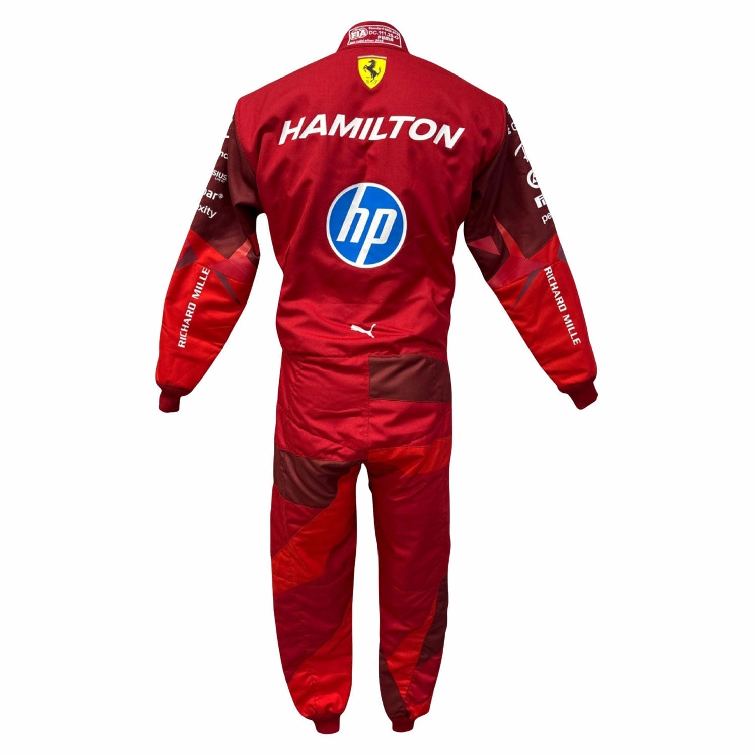 Lewis Hamilton F1 Race Ferrari Las Vegas GP Motorsport Suit Side View