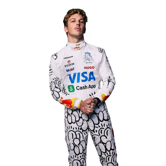 Liam Lawson F1 Race Replica VCARB British GP Grand Prix Suit Front View