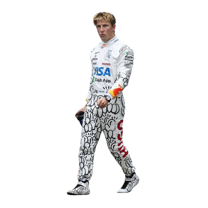 Liam Lawson F1 Race Replica VCARB British GP Grand Prix Suit Detail View