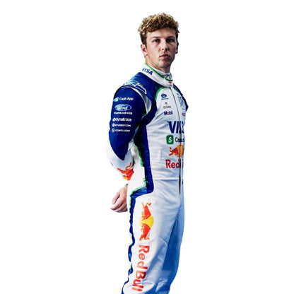 Liam Lawson F1 Race VCARB Motorsport Suit Full View