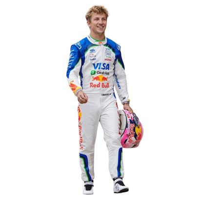 Liam Lawson F1 Race VCARB Grand Prix Suit Front View