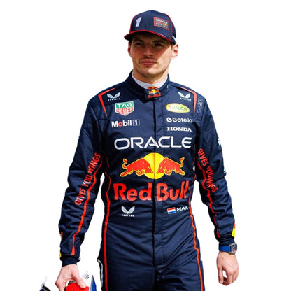 Max Verstappen F1 Race Replica Red Bull Grand Prix Suit Front View