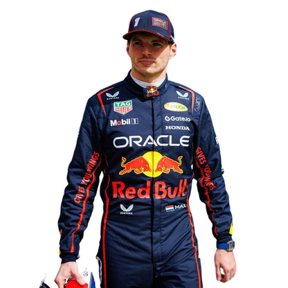 Max Verstappen F1 Race Replica Red Bull Grand Prix Suit Close Up View