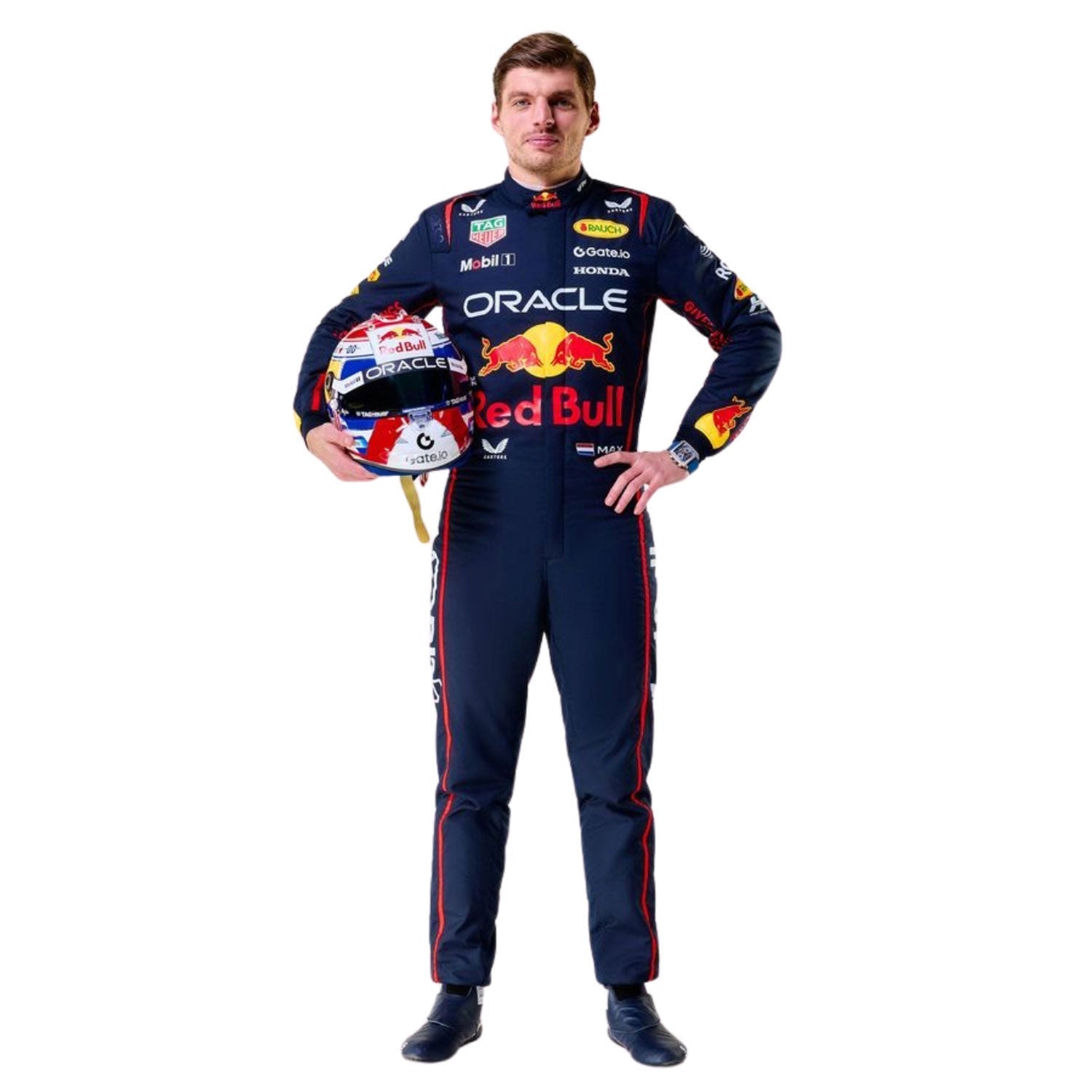 Max Verstappen F1 Race Replica Red Bull Motorsport Suit Detail View