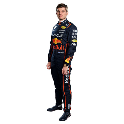 Max Verstappen F1 Race Replica Red Bull Grand Prix Suit Action Shot