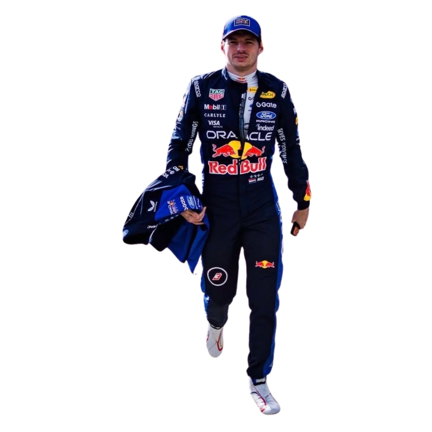 Max Verstappen F1 Race Replica Red Bull Grand Prix Suit Studio Shot