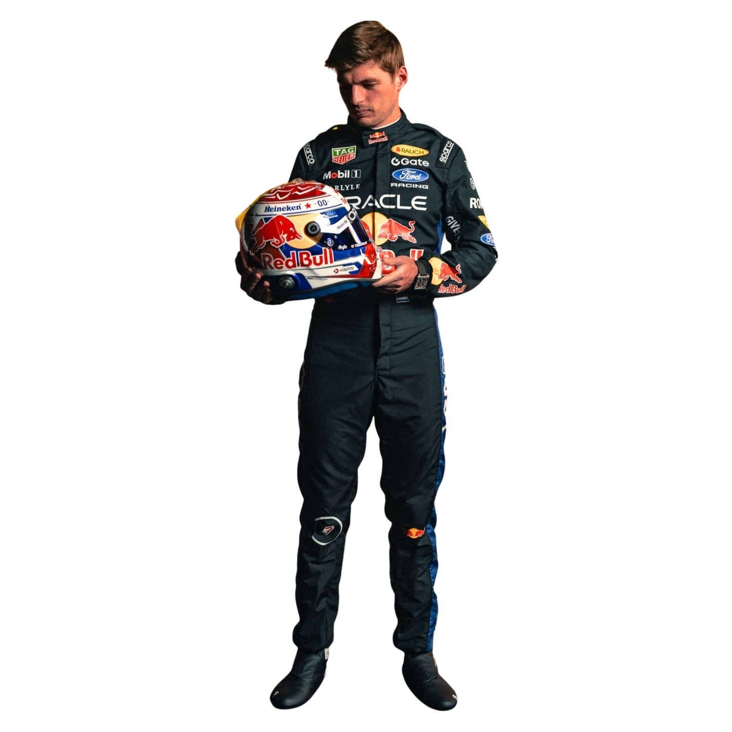Max Verstappen F1 Race Replica Red Bull Grand Prix Suit Front View