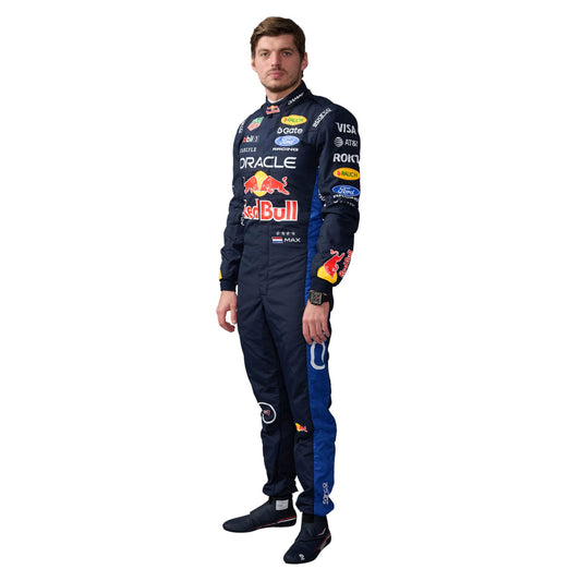 Max Verstappen 2026 F1 Race Costume Replica Red Bull Left Side View