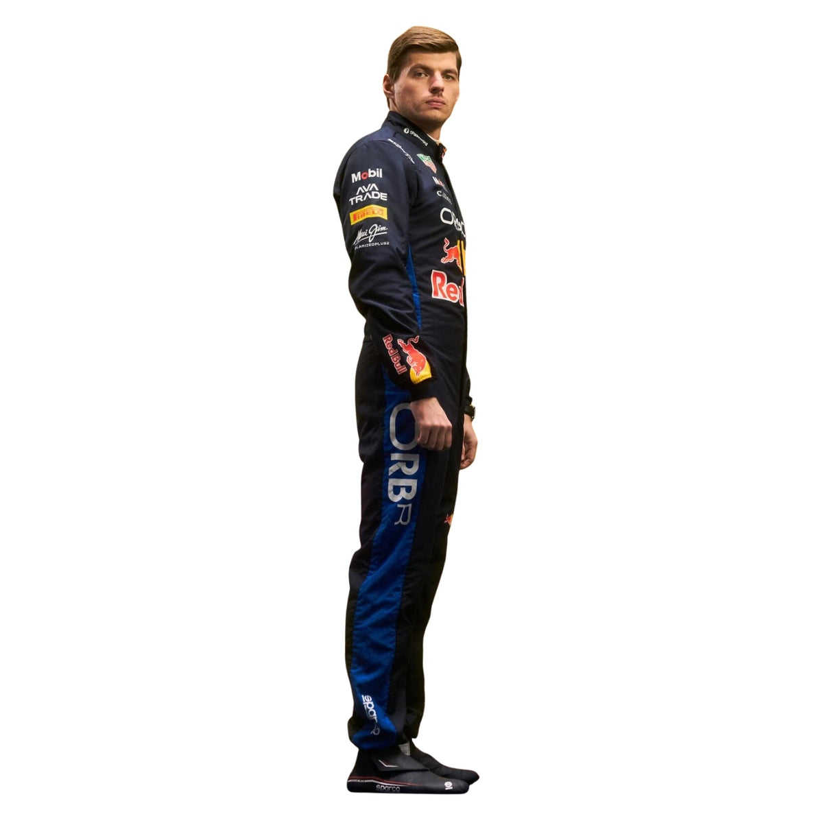 Max Verstappen F1 Race Replica Red Bull Motorsport Suit Logo Right View