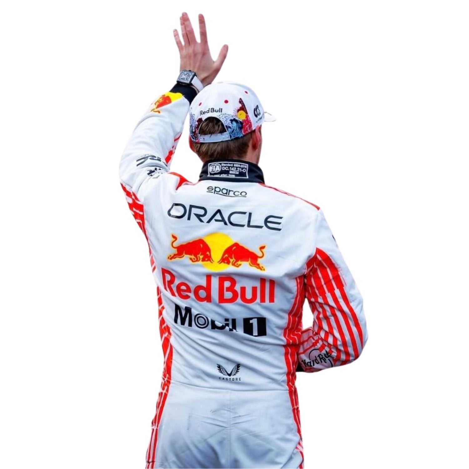 Max Verstappen F1 Race Red Bull Japanese GP Grand Prix Suit Detail View