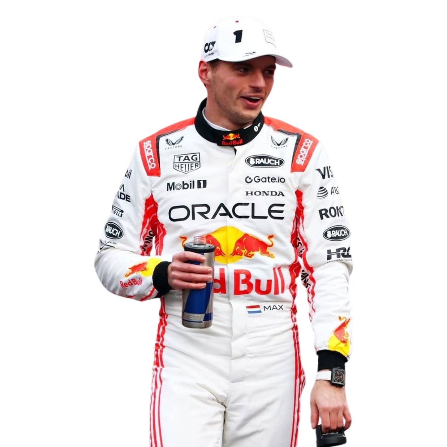 Max Verstappen F1 Race Red Bull Japanese GP Grand Prix Suit Back View