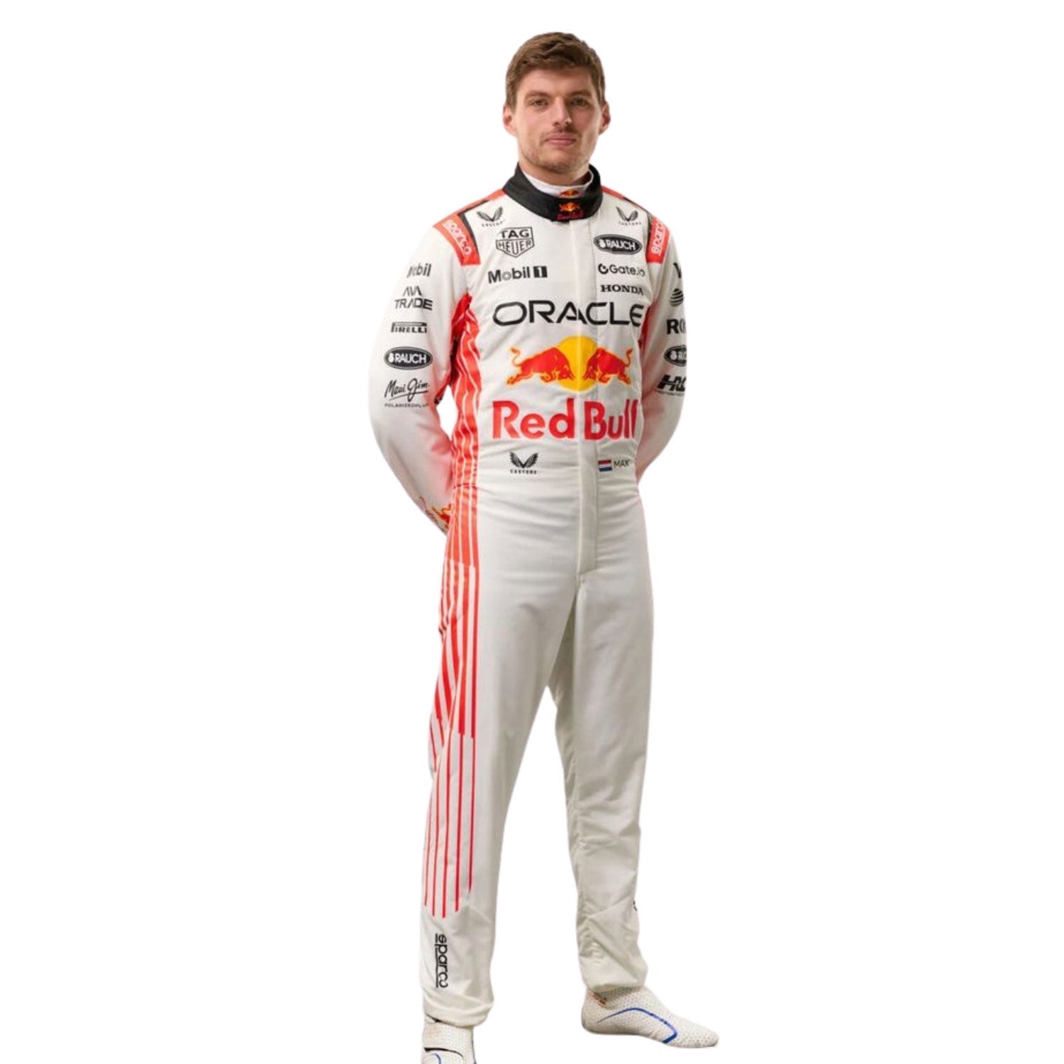 Max Verstappen F1 Race Red Bull Japanese GP Driver Suit Front View