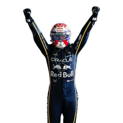 Max Verstappen F1 Race Replica Red Bull Las Vegas GP Motorsport Suit Detail View