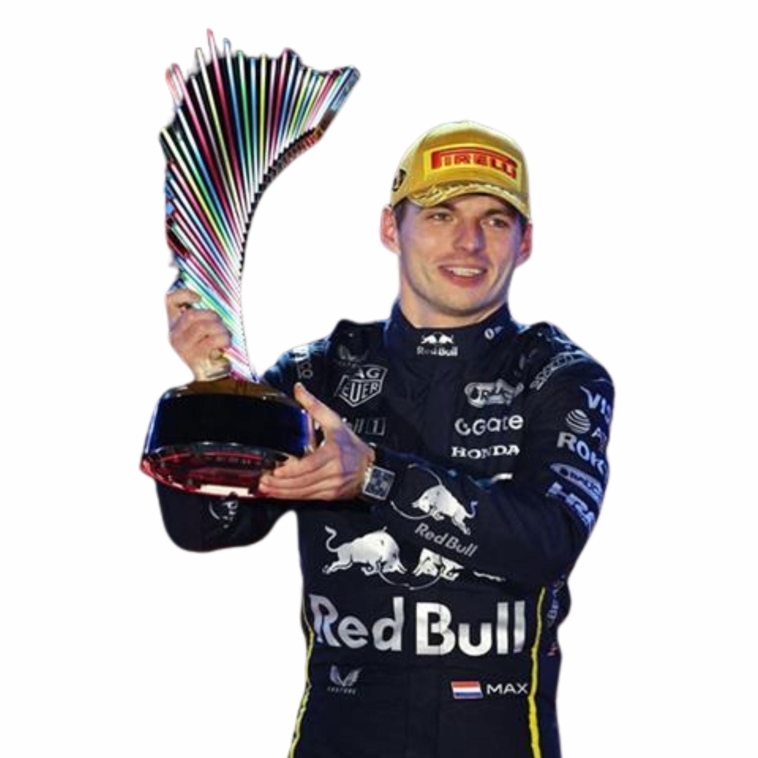Max Verstappen F1 Race Replica Red Bull Las Vegas GP Grand Prix Suit Full View