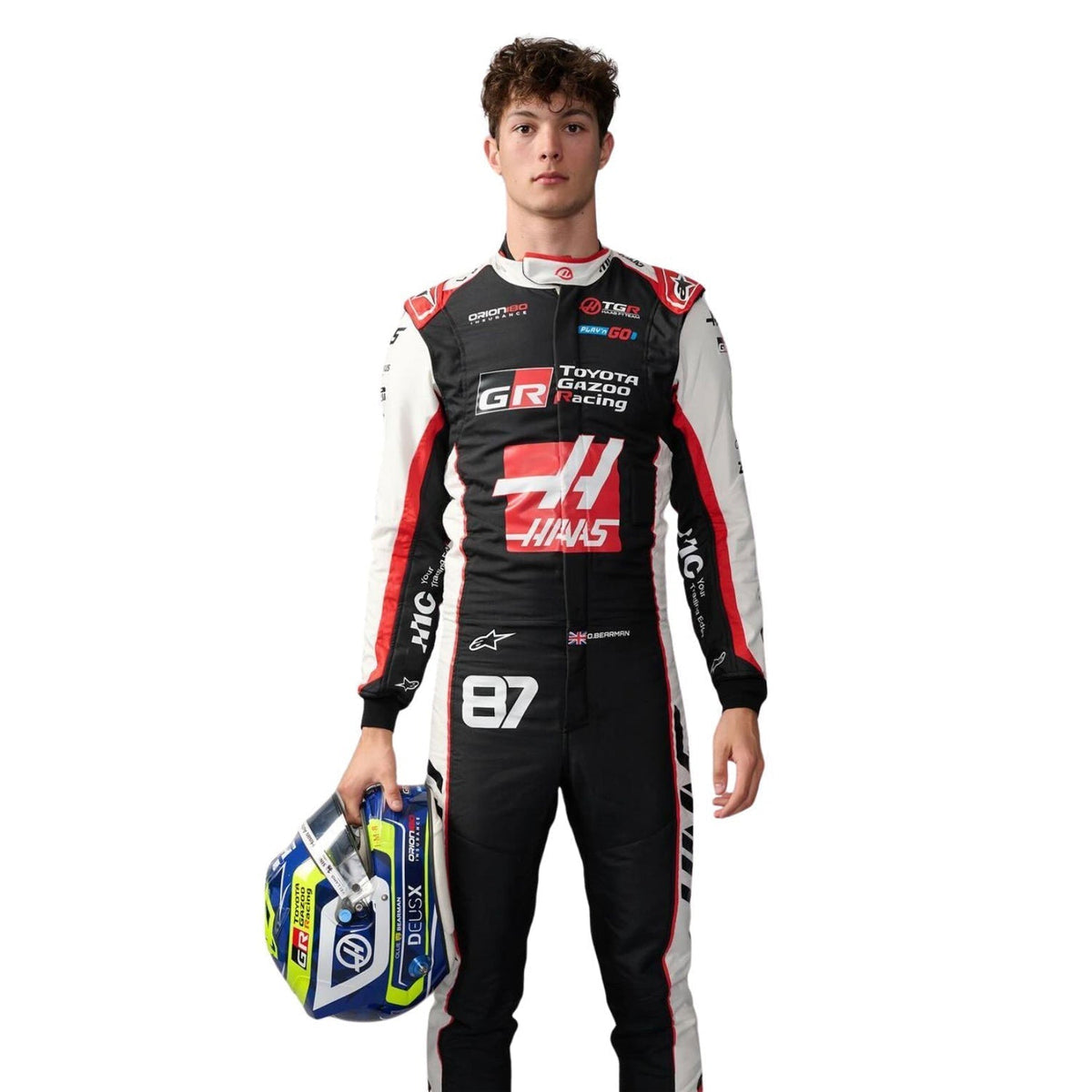 Oliver Bearman F1 Race Replica Haas Grand Prix Suit close View