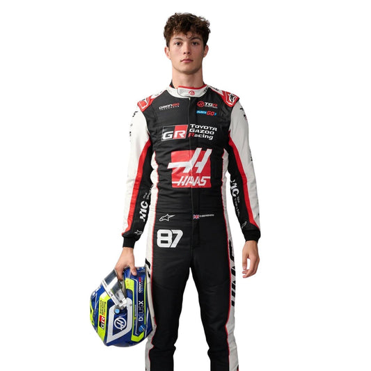 Oliver Bearman F1 Race Replica Haas Grand Prix Suit close View