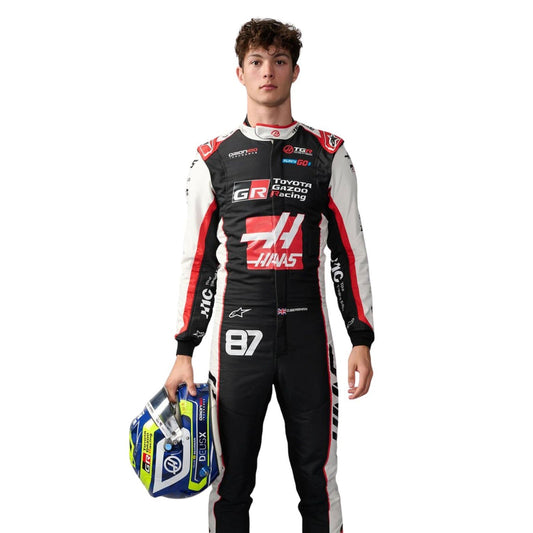 Oliver Bearman F1 Race Replica Haas Grand Prix Suit Front View