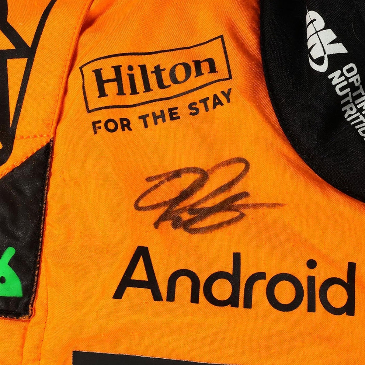 Oscar Piastri F1 Race Replica McLaren Motorsport Suit Close View