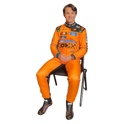 Oscar Piastri F1 Race Replica McLaren Motorsport Suit Front View