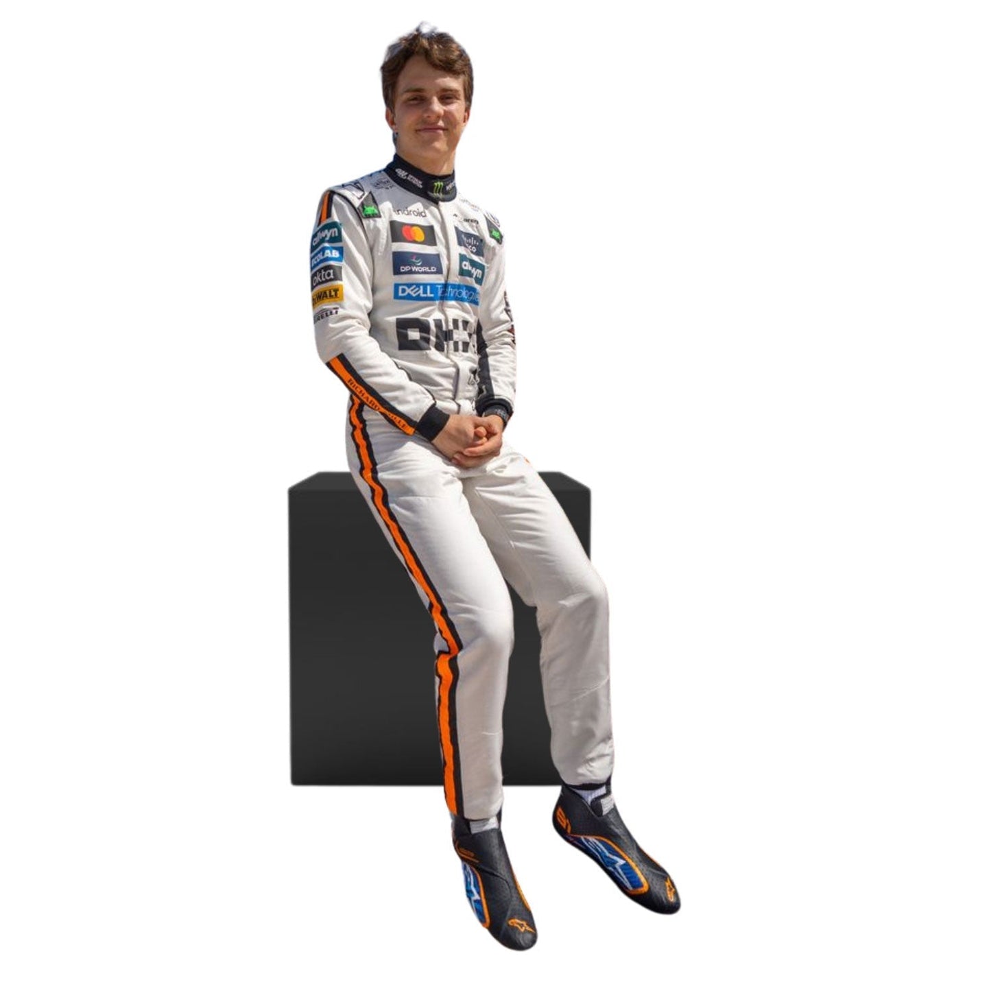 Oscar Piastri F1 Race Replica McLaren Monaco GP Motorsport Suit Detail View
