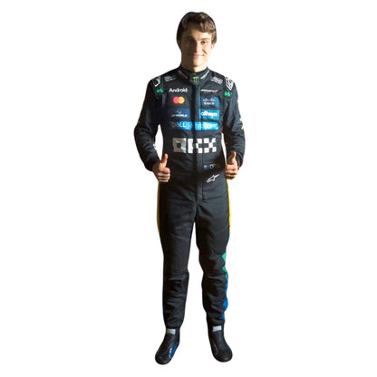 Oscar Piastri F1 Race McLaren Silverstone British GP Grand Prix Suit Action Shot