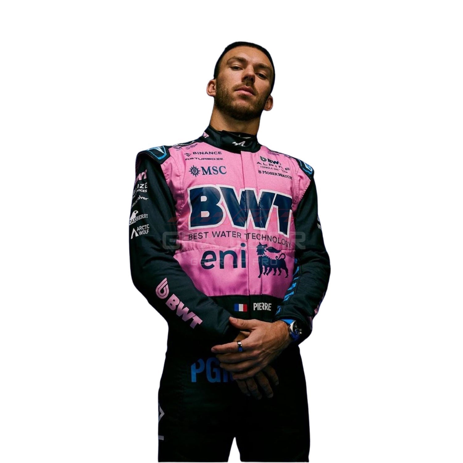 Pierre Gasly F1 Race Replica Alpine Grand Prix Suit Front View