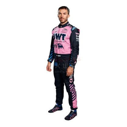 Pierre Gasly F1 Race Replica Alpine Motorsport Suit Detail View
