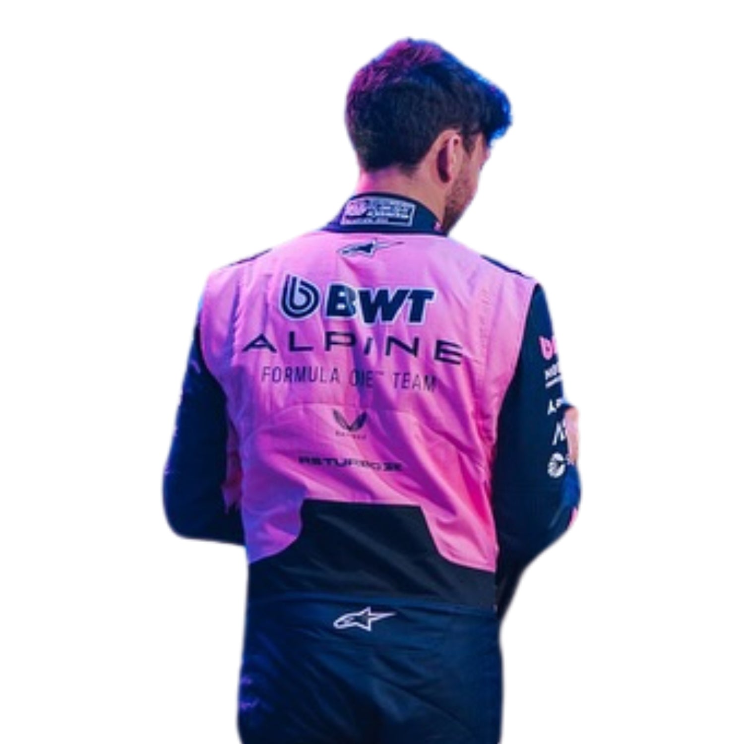 Pierre Gasly F1 Race Replica Alpine Driver Suit Full View