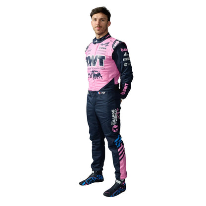 Pierre Gasly F1 Race Replica Alpine Grand Prix Suit Front View