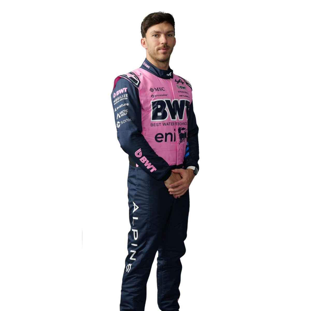 Pierre Gasly F1 Race Replica Alpine Grand Prix Suit Close View