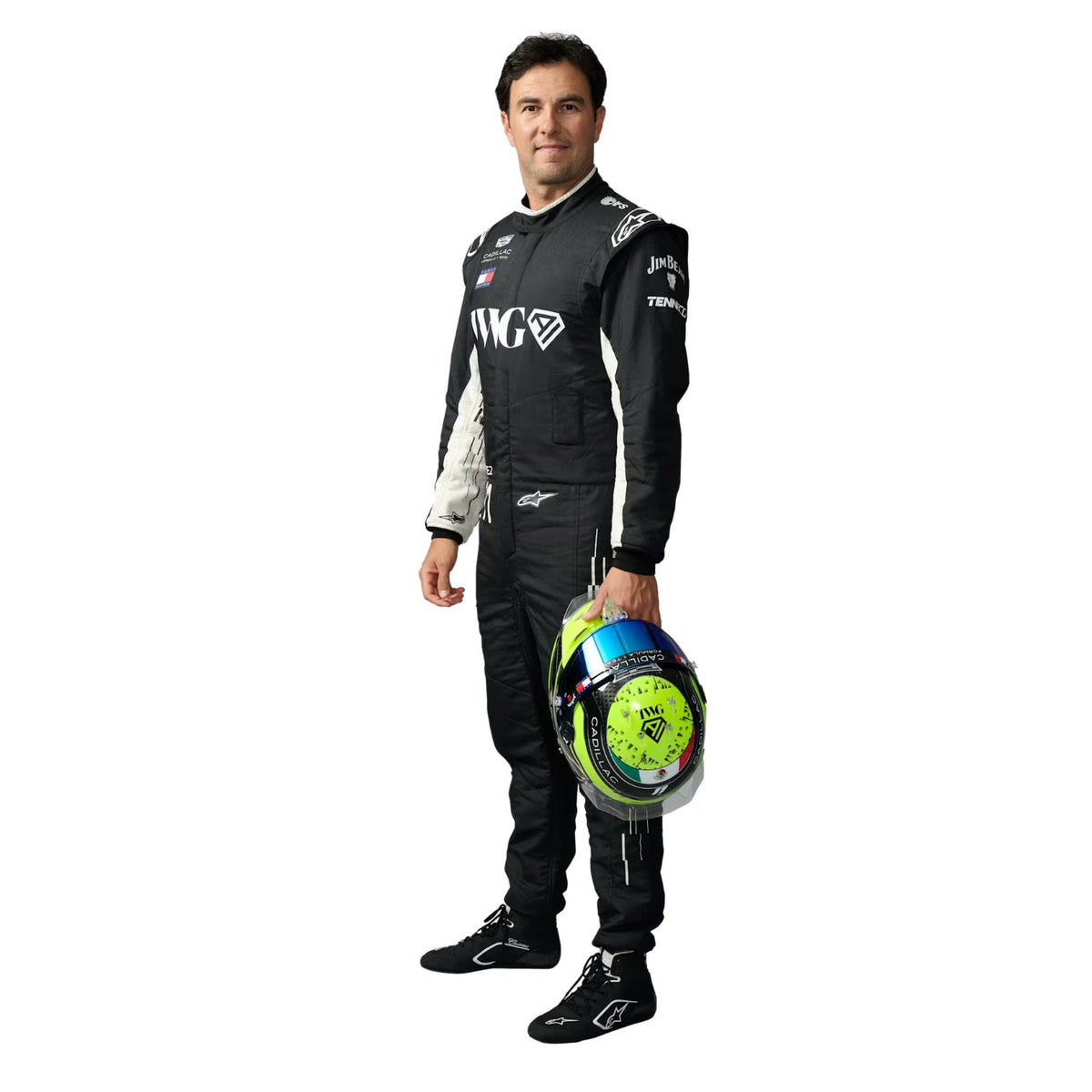 Sergio Perez F1 Race Replica Cadillac Grand Prix Suit Left View