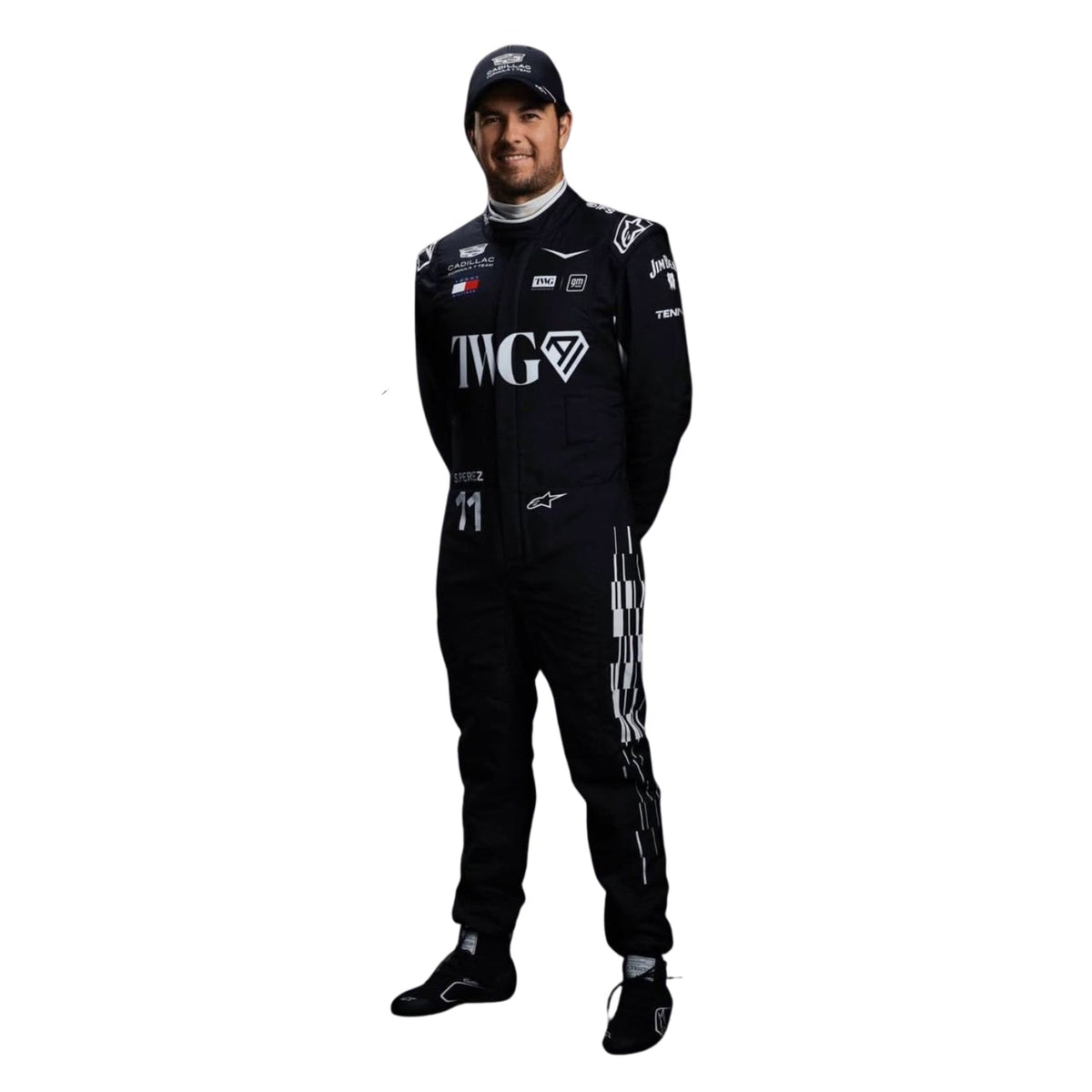 Sergio Perez F1 Race Replica Cadillac Grand Prix Suit Left View