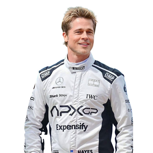 Sonny Hayes (Brad Pitt) F1 The Movie Racing Replica APXGP Grand Prix Suit Close View