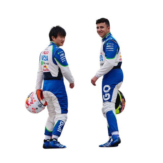 Yuki Tsunoda F1 Race VCARB Grand Prix Suit Back View