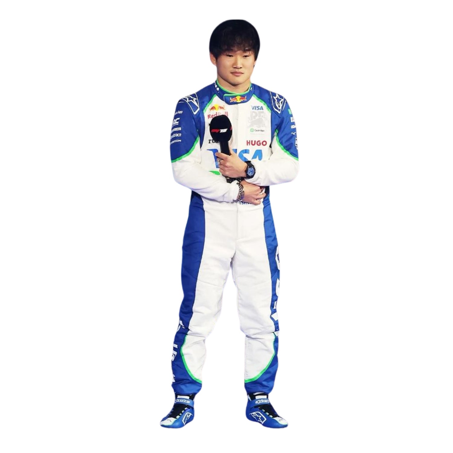 Yuki Tsunoda F1 Race VCARB Grand Prix Suit Front View