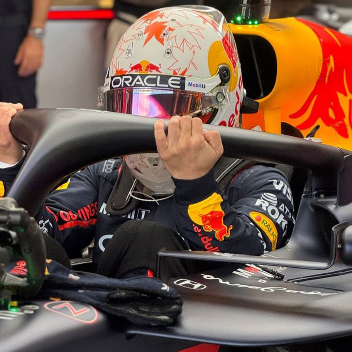 Yuki Tsunoda F1 Race Replica Red Bull Grand Prix Suit Close View