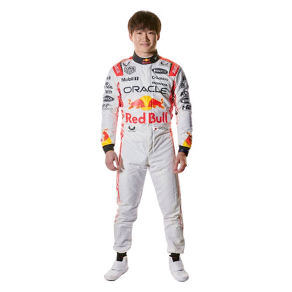 Yuki Tsunoda F1 Race Replica Red Bull Japanese GP Motorsport Suit Front View