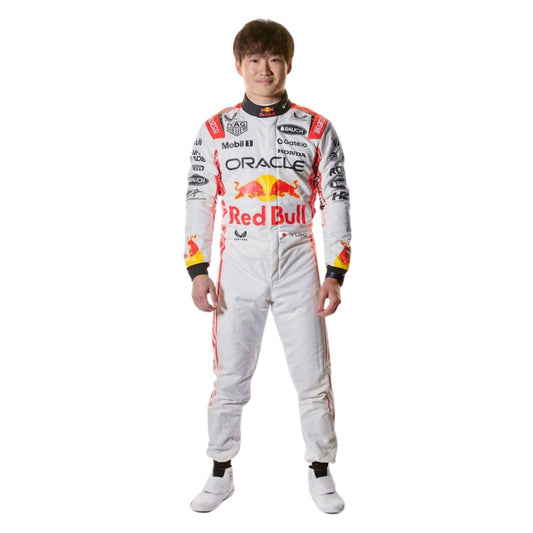 Yuki Tsunoda F1 Race Replica Red Bull Japanese GP Motorsport Suit Front View
